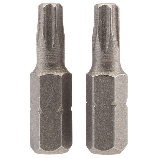 Draper TX-STAR® ; Insert Bit, 1/4" Hex, 25mm Long, T25 (Pack of 2) DRA-66431