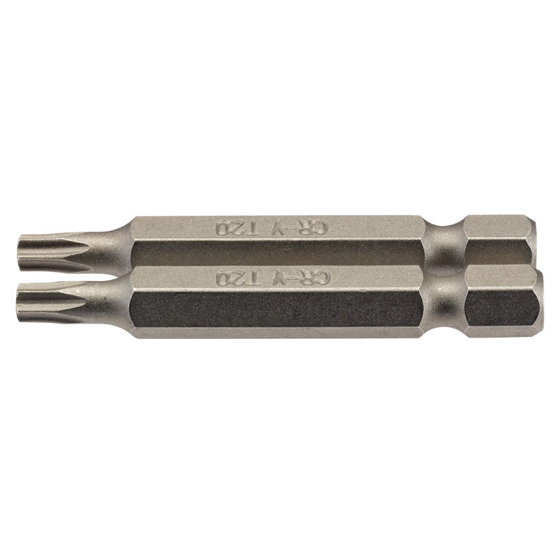 Draper TX-STAR® ; Insert Bit, 1/4" Hex, 50mm Long, T20 (Pack of 2) DRA-66488