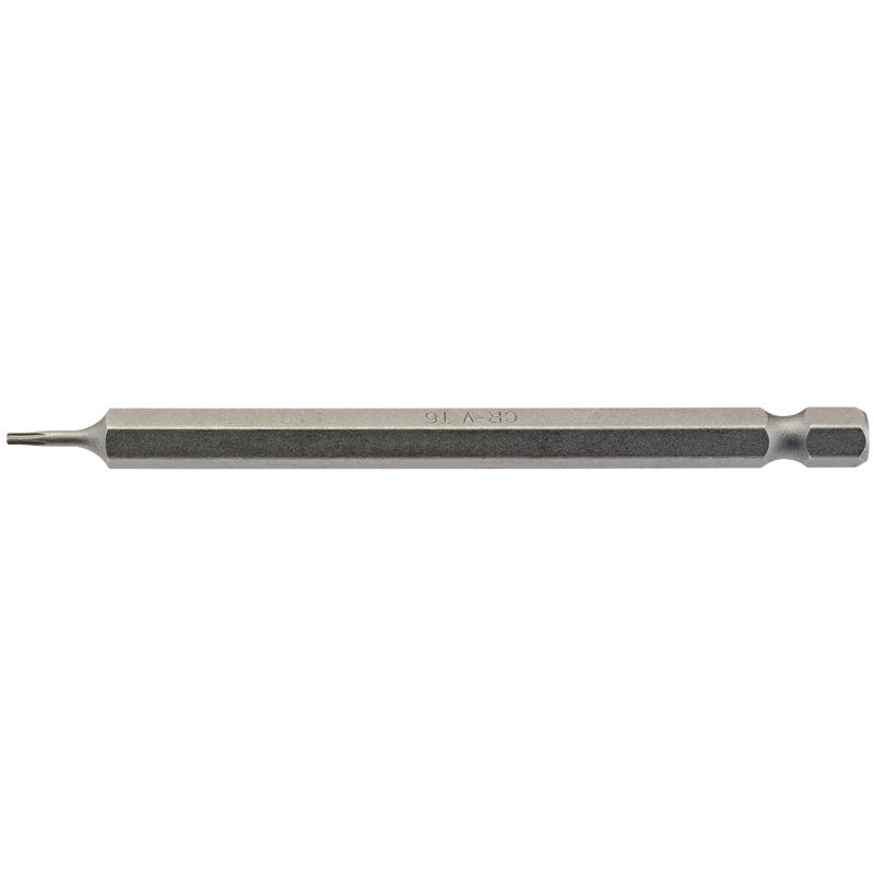 Draper TX-STAR® ; Insert Bit, 1/4" Hex, 100mm Long, T6 (Pack of 1) DRA-66905