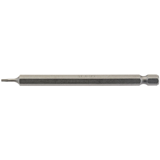Draper TX-STAR® ; Insert Bit, 1/4" Hex, 100mm Long, T6 (Pack of 1) DRA-66905