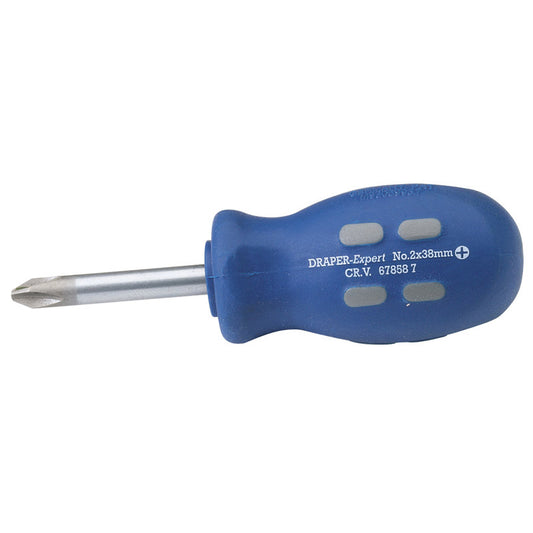 Draper Cross Slot Mechanic's Screwdriver, 38mm, No.2 (Sold Loose) DRA-67858