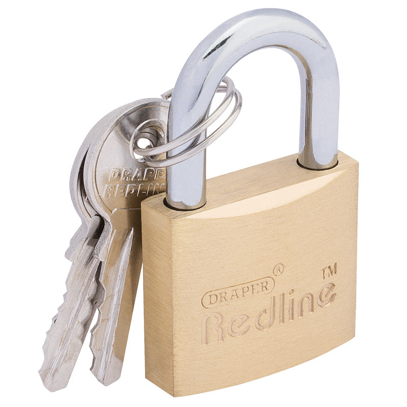 Draper Brass Cylinder Padlock, 30mm DRA-68021