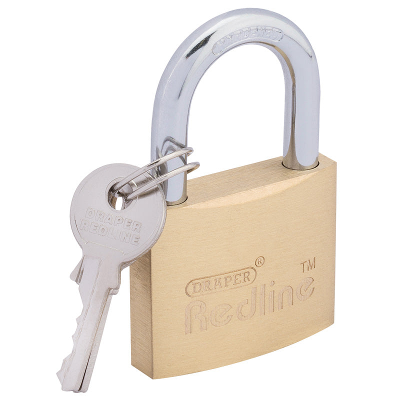 Draper Brass Cylinder Padlock, 40mm DRA-68022