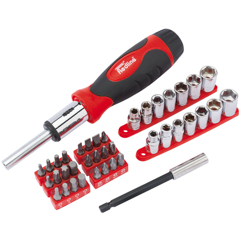 Draper Ratcheting Screwdriver Socket and Bit Set (40 Piece) DRA-68835