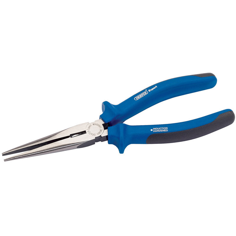 Draper Heavy Duty Soft Grip Long Nose Pliers, 200mm DRA-68888