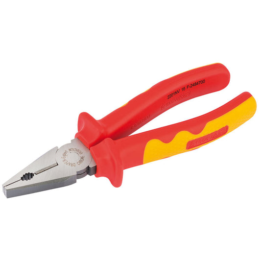 Draper VDE Approved Fully Insulated Combination Pliers,180mm DRA-69171