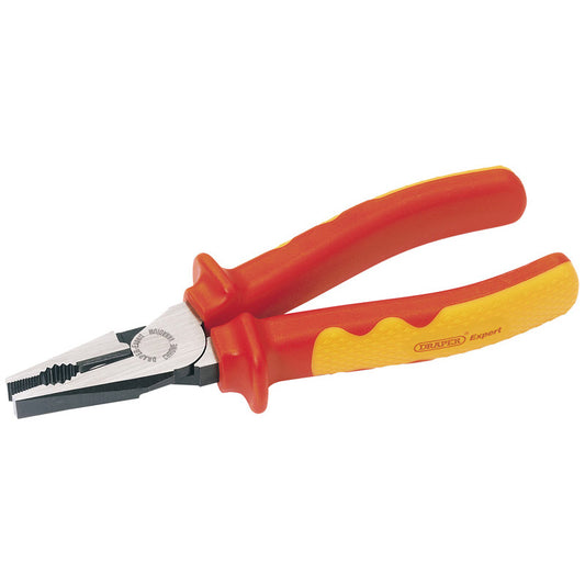 Draper VDE Approved Fully Insulated High Leverage Combination Pliers, 200mm DRA-69173