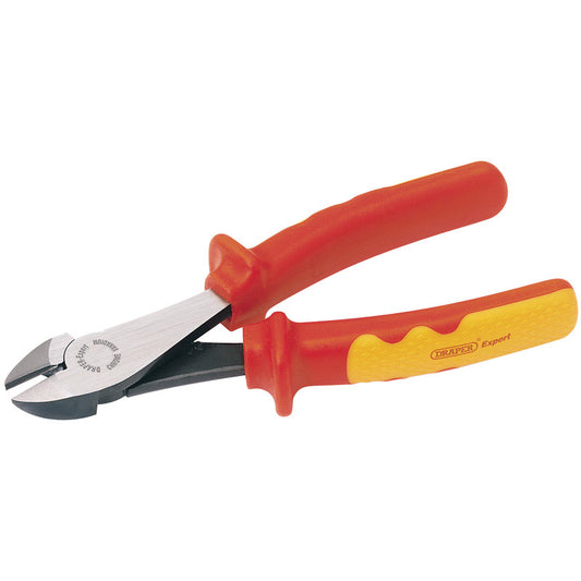 Draper VDE Approved Fully Insulated High Leverage Diagonal Side Cutter, 180mm DRA-69180