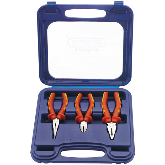 Draper VDE Fully Insulated Plier Set (3 Piece) DRA-69288