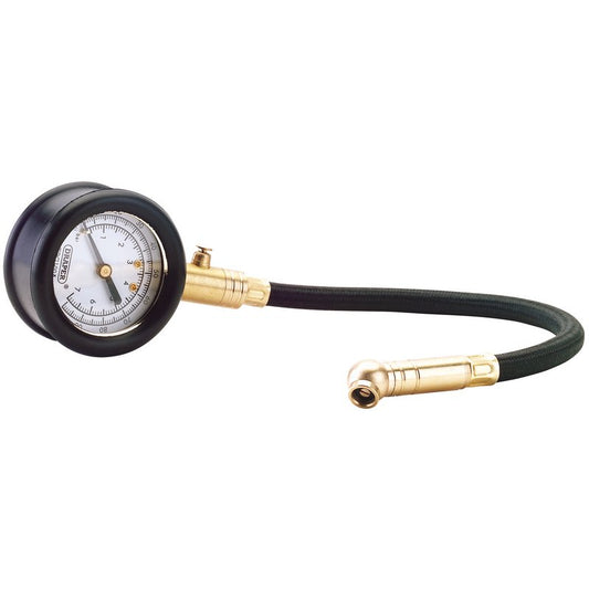 Draper Tyre Pressure Gauge with Flexible Hose DRA-69924