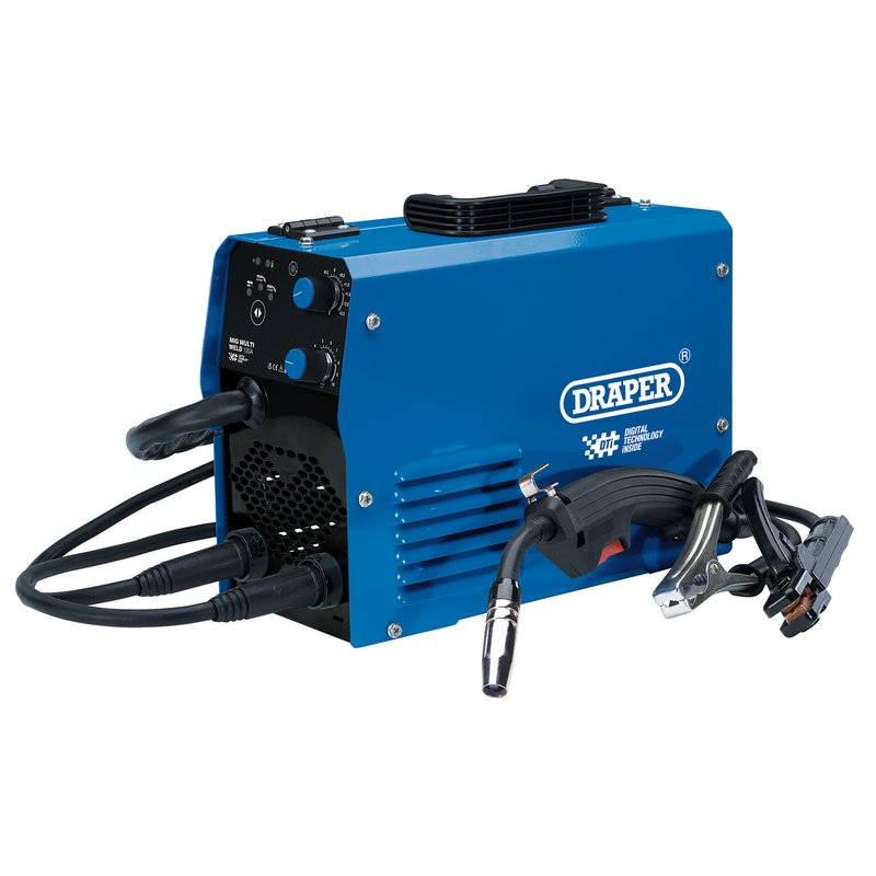 Draper Gasless MIG Inverter Multi-Welder Dti, 120A DRA-70049