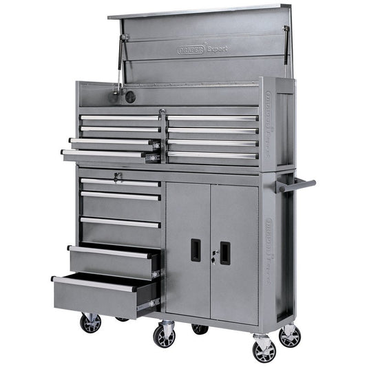 Draper Combination Roller Cabinet and Tool Chest, 13 Drawer, 52" DRA-70507