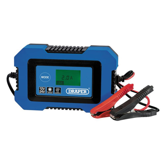 Draper 12/24V Battery Charger DRA-70547