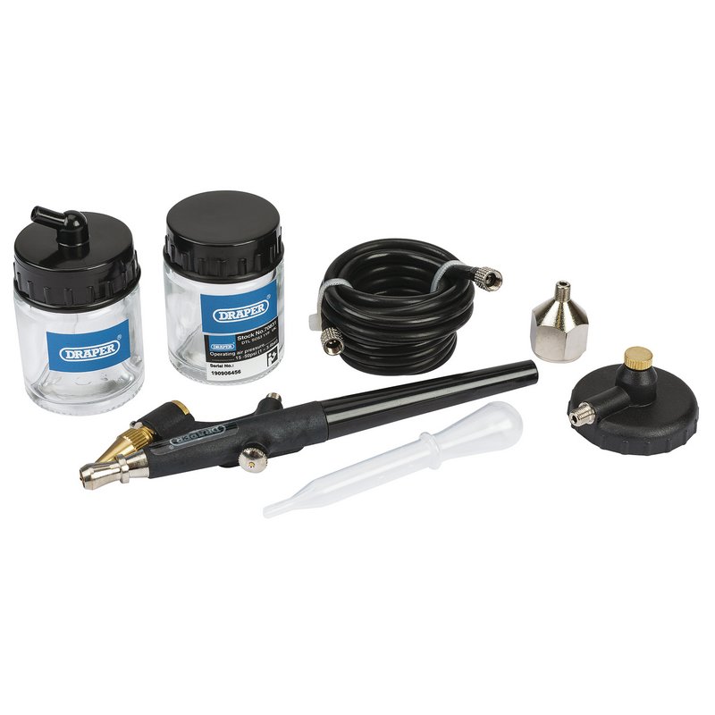Draper Air Brush Kit (7 Piece) DRA-70831