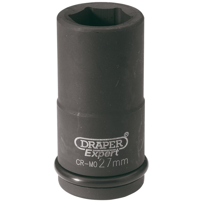 Draper HI-TORQ® ; 6 Point Deep Impact Socket, 3/4" Sq. Dr., 27mm DRA-71908