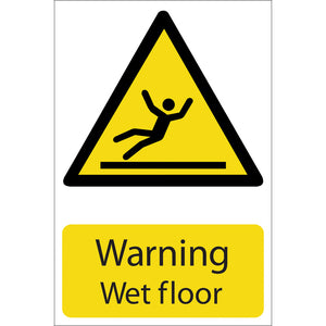 Draper 'Warning Wet Floor' Hazard Sign DRA-72439