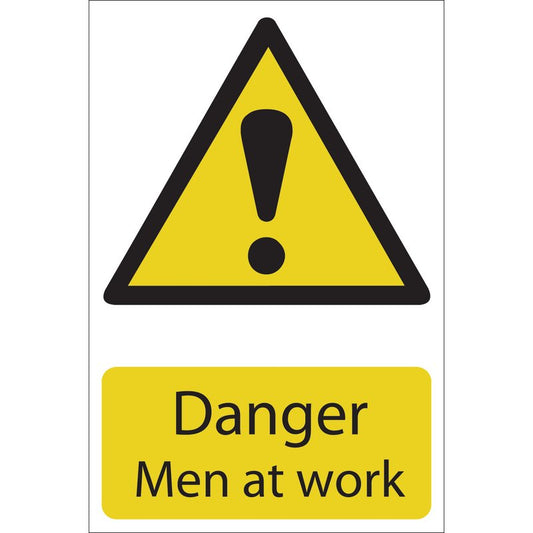 Draper 'Danger Men At Work' Hazard Sign DRA-72441