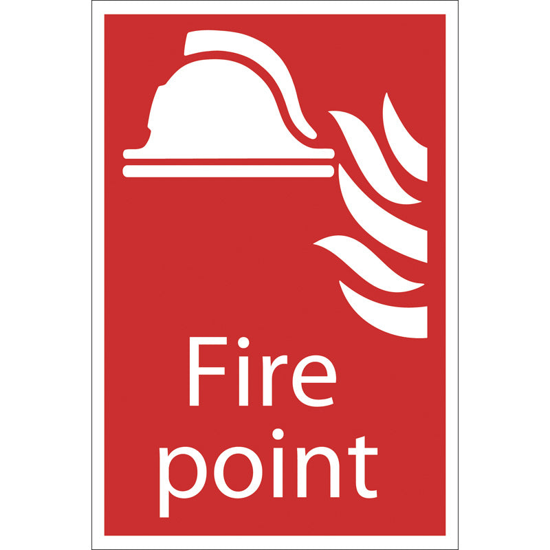 Draper 'Fire Point' Fire Equipment Sign DRA-72445