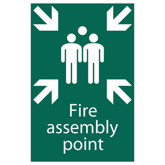 Draper 'Fire Assembly Point' Safety Sign DRA-72463