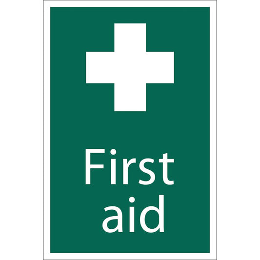 Draper 'First Aid' Safety Sign, 200 x 300mm DRA-72534