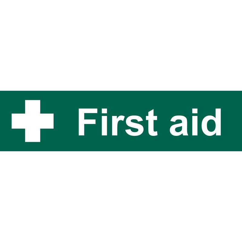 Draper 'First Aid' Safety Sign, 200 x 50mm DRA-73263