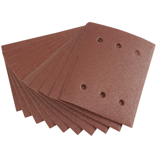 Draper Ten 115 x 145mm 80 Grit Aluminium Oxide Sanding Sheets DRA-73524