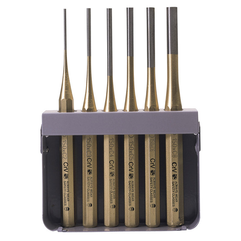 Draper Octagonal Parallel Pin Punch Set, 150mm (6 Piece) DRA-74712