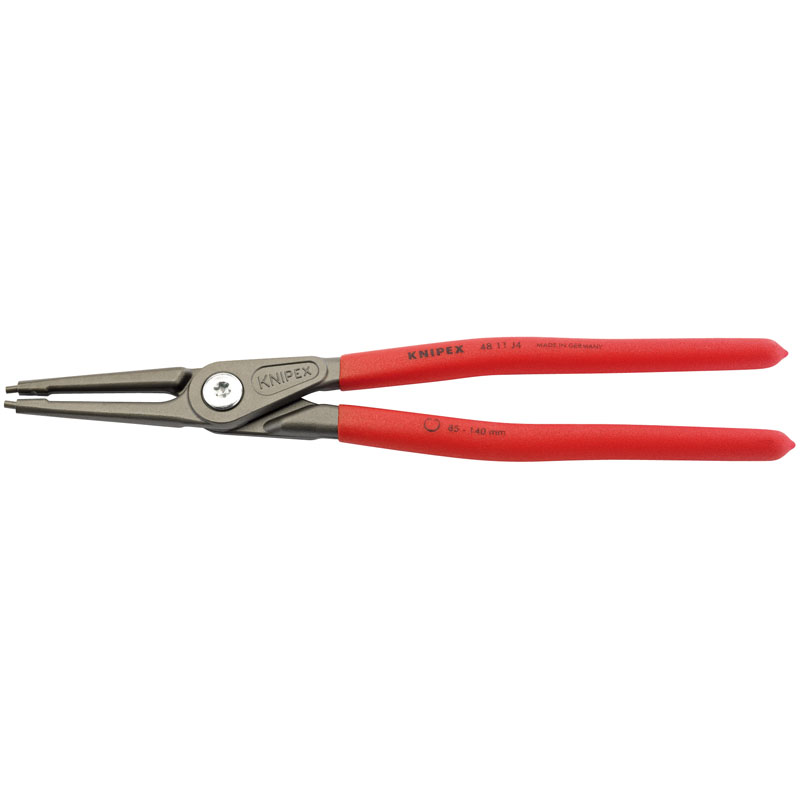 Knipex 48 11 J4 320mm Internal Straight Tip Circlip Pliers, 85 - 140mm Capacity DRA-75081