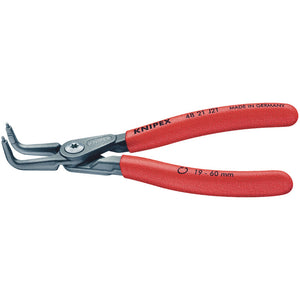 Knipex 48 21 J21 90&deg; Internal Straight Tip Circlip Pliers, 19 - 60mm Capacity, 165mm DRA-75084