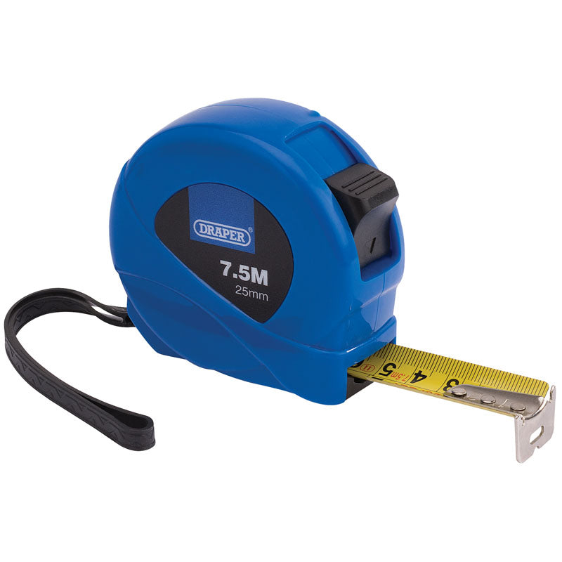 Draper Measuring Tape, 7.5m/25ft x 25mm, Blue DRA-75882
