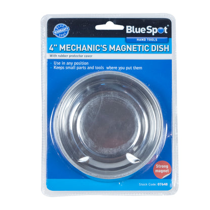 BlueSpot 100mm (4”) Stainless Steel Magnetic Dish 07648