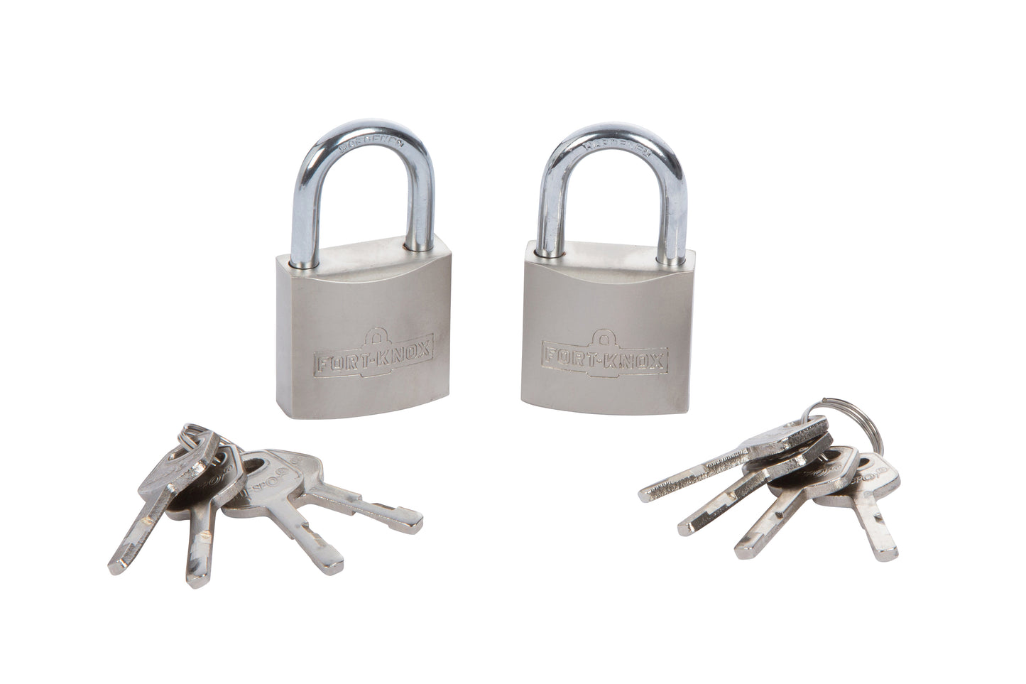 BlueSpot 2 PCE 30mm Satin Finish Keyed Alike Padlocks 77006