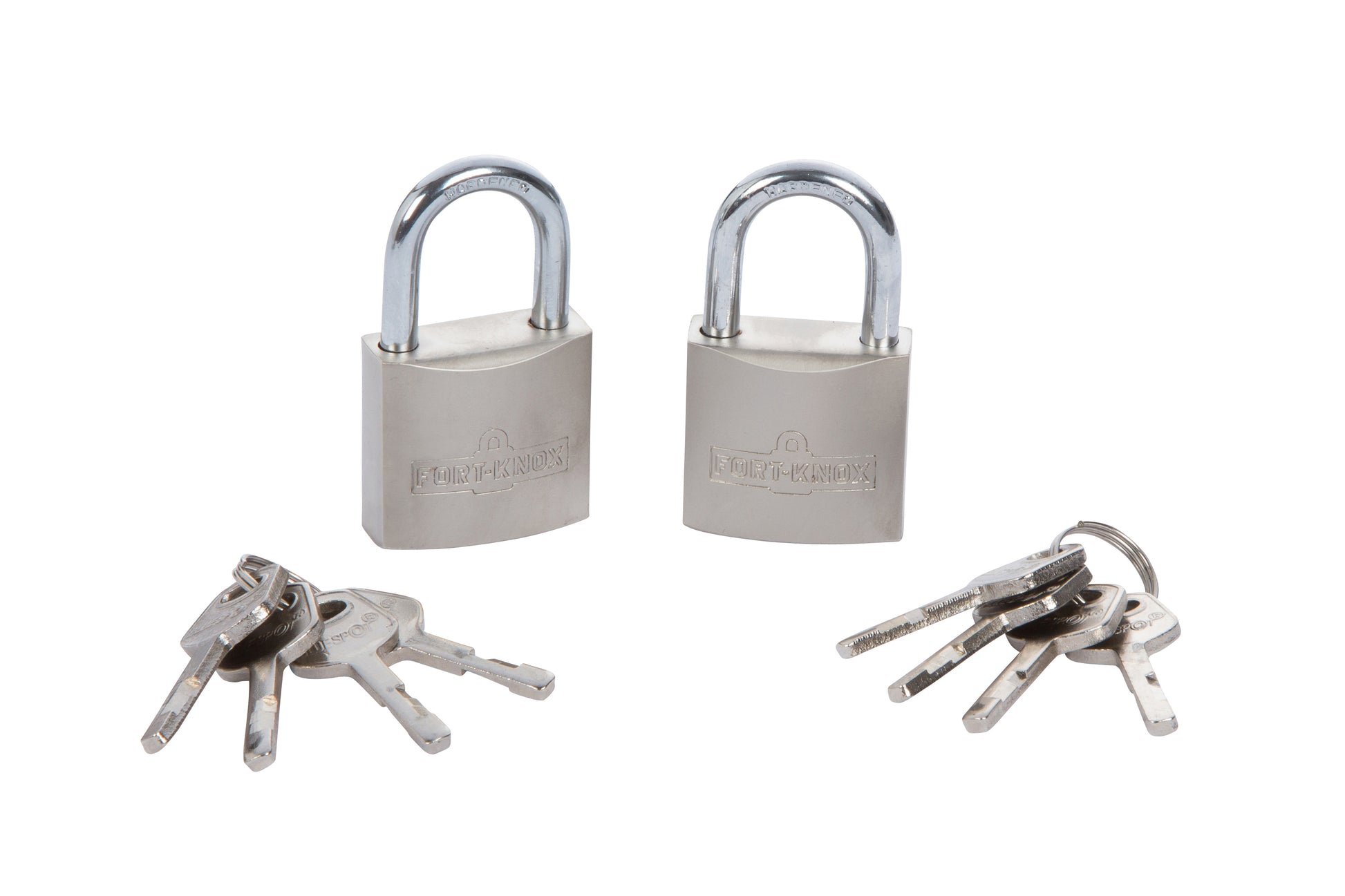 BlueSpot 2 PCE 30mm Satin Finish Keyed Alike Padlocks 77006