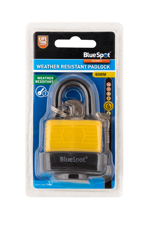 BlueSpot 40mm Weather Resistant Padlock 77007