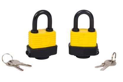 BlueSpot 2 PCE 40mm Weather Resistant Padlocks Keyed Alike 77010