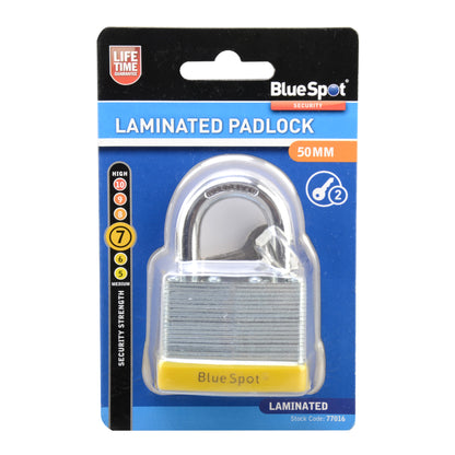 BlueSpot 50mm Laminated Padlock 77016