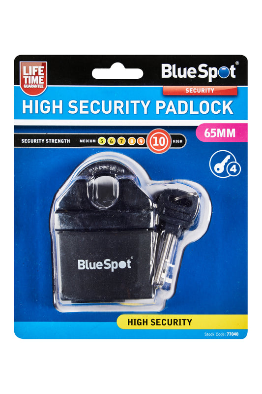 BlueSpot 65mm High Security Padlock 77040