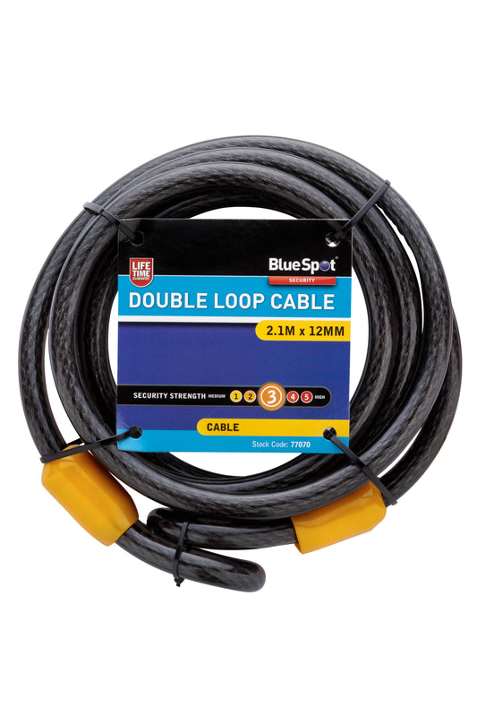 BlueSpot 2.1m x 12mm Double Loop Cable 77070