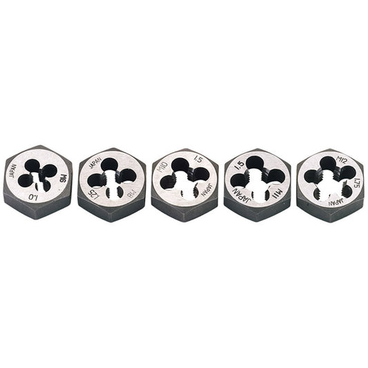 Draper Metric Hexagon Die Nut Set (5 Piece) DRA-79198