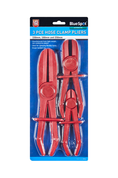 BlueSpot 3 PCE Flexible Hose Clamp Pliers 07931