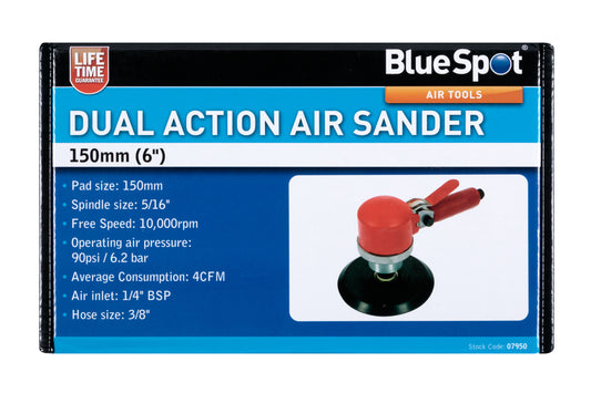 BlueSpot 150mm (6") Dual Action Air Sander 07950