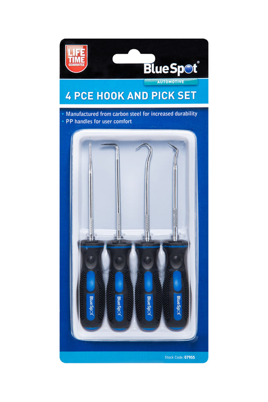 BlueSpot 4 PCE Hook and Pick Set  07955