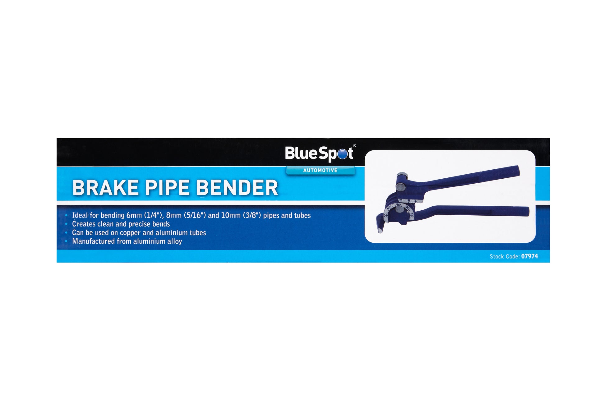 BlueSpot Brake Pipe Bender  07974