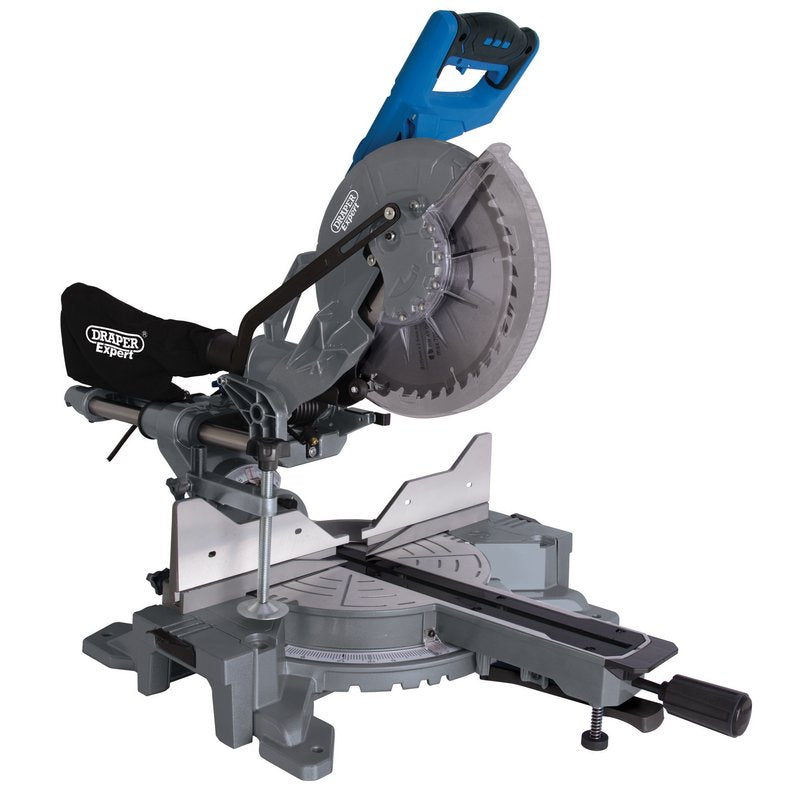 Draper Double Bevel Sliding Compound Mitre Saw, 255mm, 2000W DRA-79899