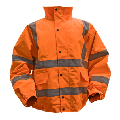 Sealey Hi-Vis Orange Jacket with Quilted Lining & Elasticated Waist - X-Large 802XLO
