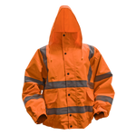 Sealey Hi-Vis Orange Jacket with Quilted Lining & Elasticated Waist - X-Large 802XLO