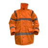 Sealey Hi-Vis Orange Motorway Jacket with Quilted Lining - Large 806LO