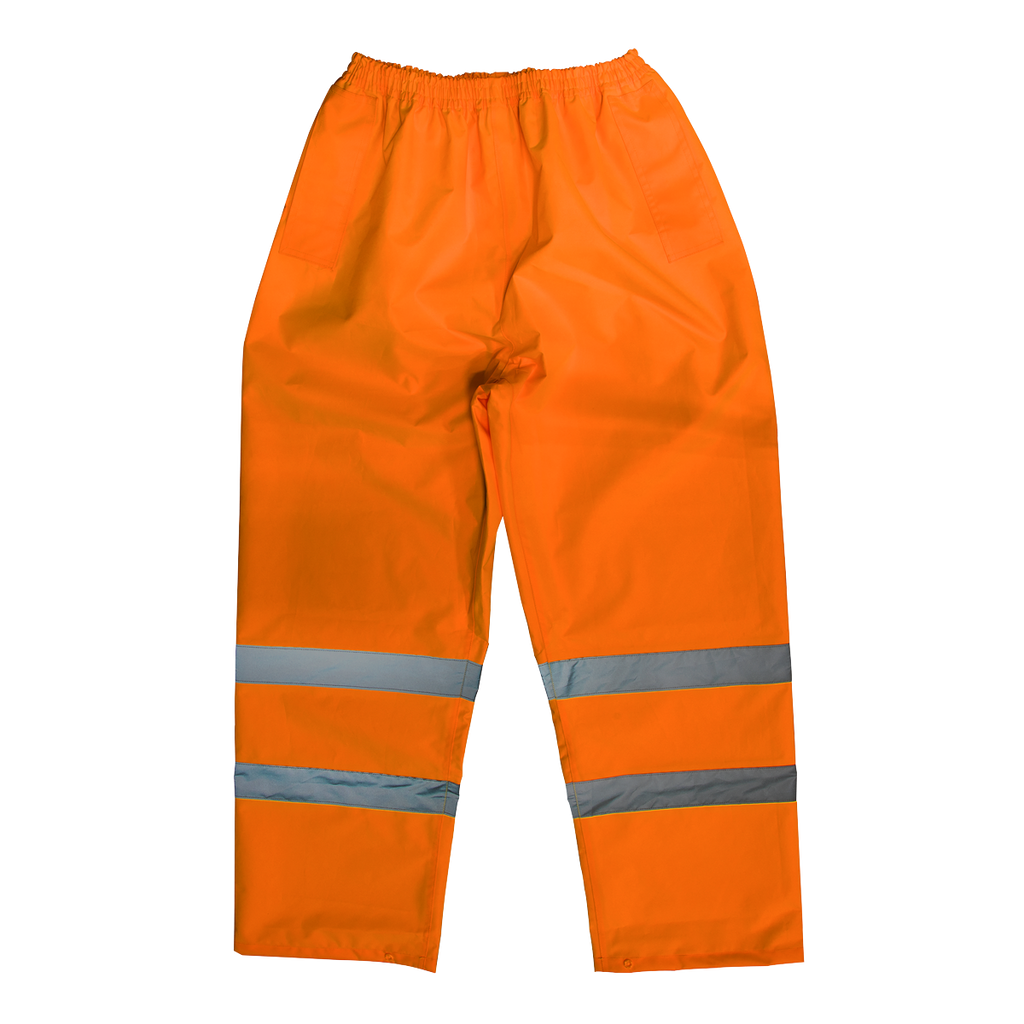 Sealey Hi-Vis Orange Waterproof Trousers - Large 807LO