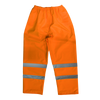 Sealey Hi-Vis Orange Waterproof Trousers - Large 807LO