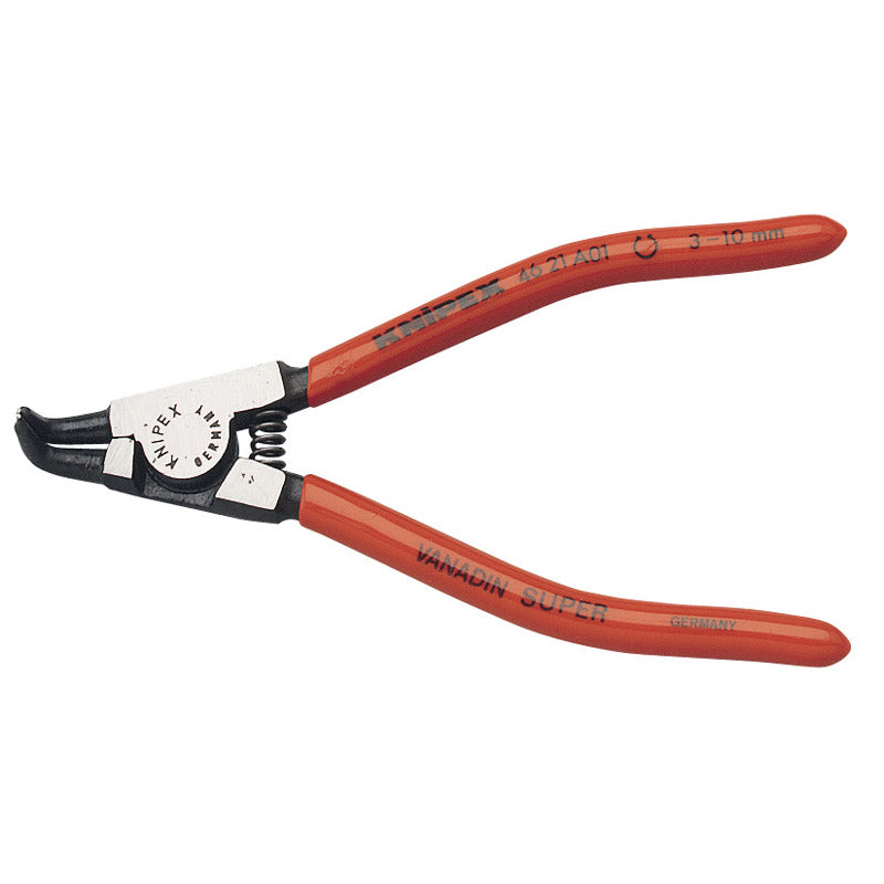 Knipex 46 21 A01 SBE A01 Bent External Circlip Pliers, 3 - 10mm DRA-80917